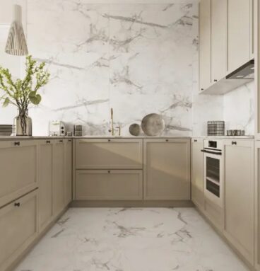 Panel Winylowy SPC - BIANCO VENATO 60x60cm, 5mm