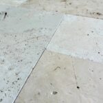 Komplet Kamienny Płytki Trawertyn BIANCHE 0,742m2, 3cm