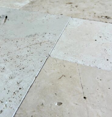 Komplet Kamienny Płytki Trawertyn BIANCHE 0,742m2, 3cm