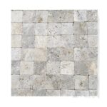 Trawertyn DOLOMITI GRIGIO Bębnowane Naturalne 10x10x1cm