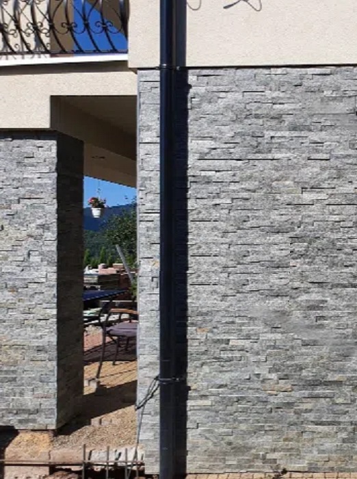 Kamień Elewacyjny Dekoracyjny Na Ścianę Łupek Kwarcytowy Perugia Green 60x15x1,5cm Naturalny - obrazek 3