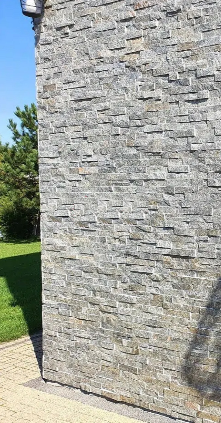 Kamień Elewacyjny Dekoracyjny Na Ścianę Łupek Kwarcytowy Perugia Green 60x15x1,5cm Naturalny - obrazek 6