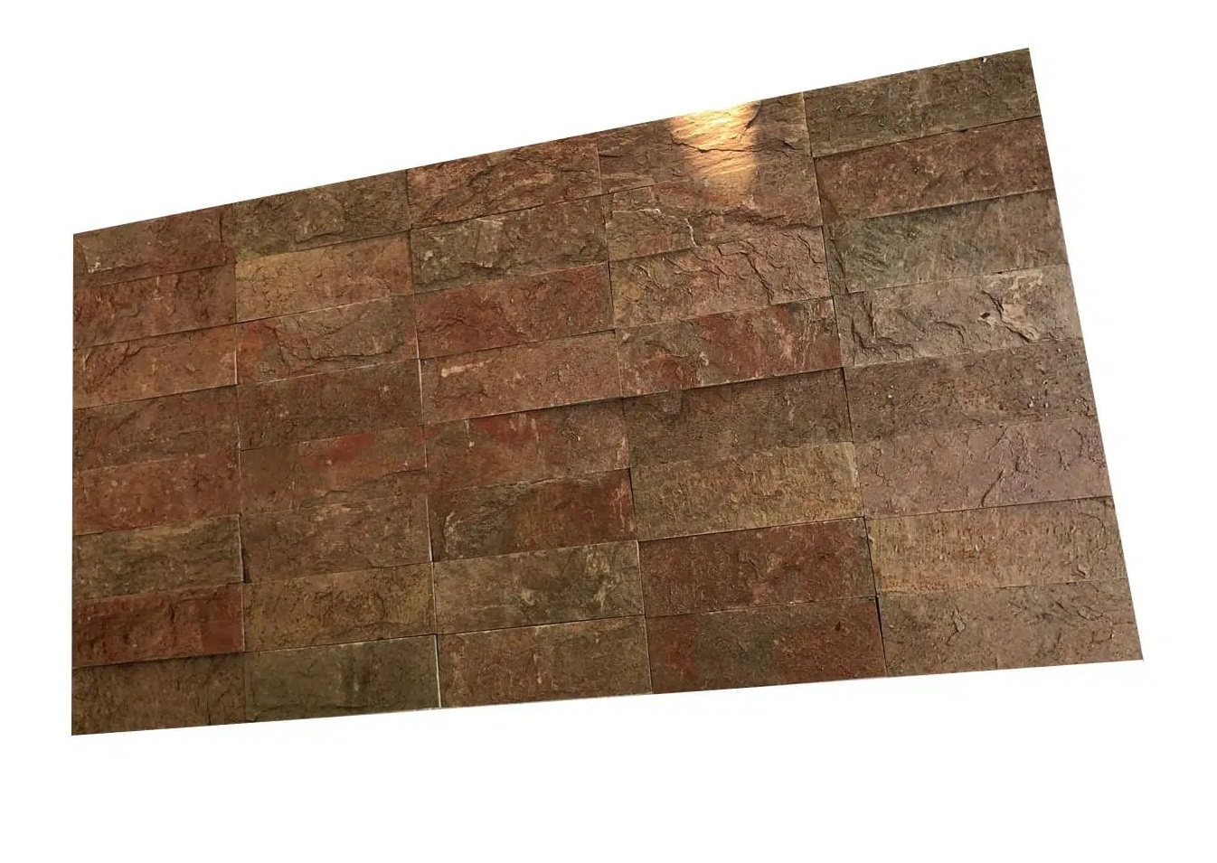Kamień Elewacyjny Dekoracyjny Na Ścianę Łupek Kwarcytowy Pure Red 60x30x1,2cm Naturalny - obrazek 8