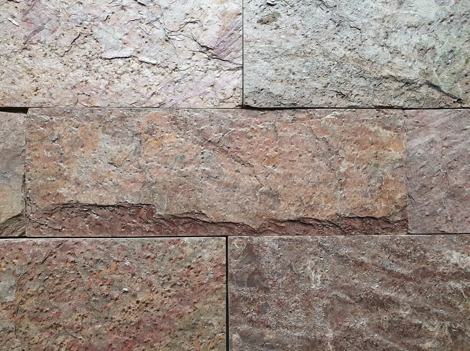 Kamień Elewacyjny Dekoracyjny Na Ścianę Łupek Kwarcytowy Pure Red 60x30x1,2cm Naturalny - obrazek 7