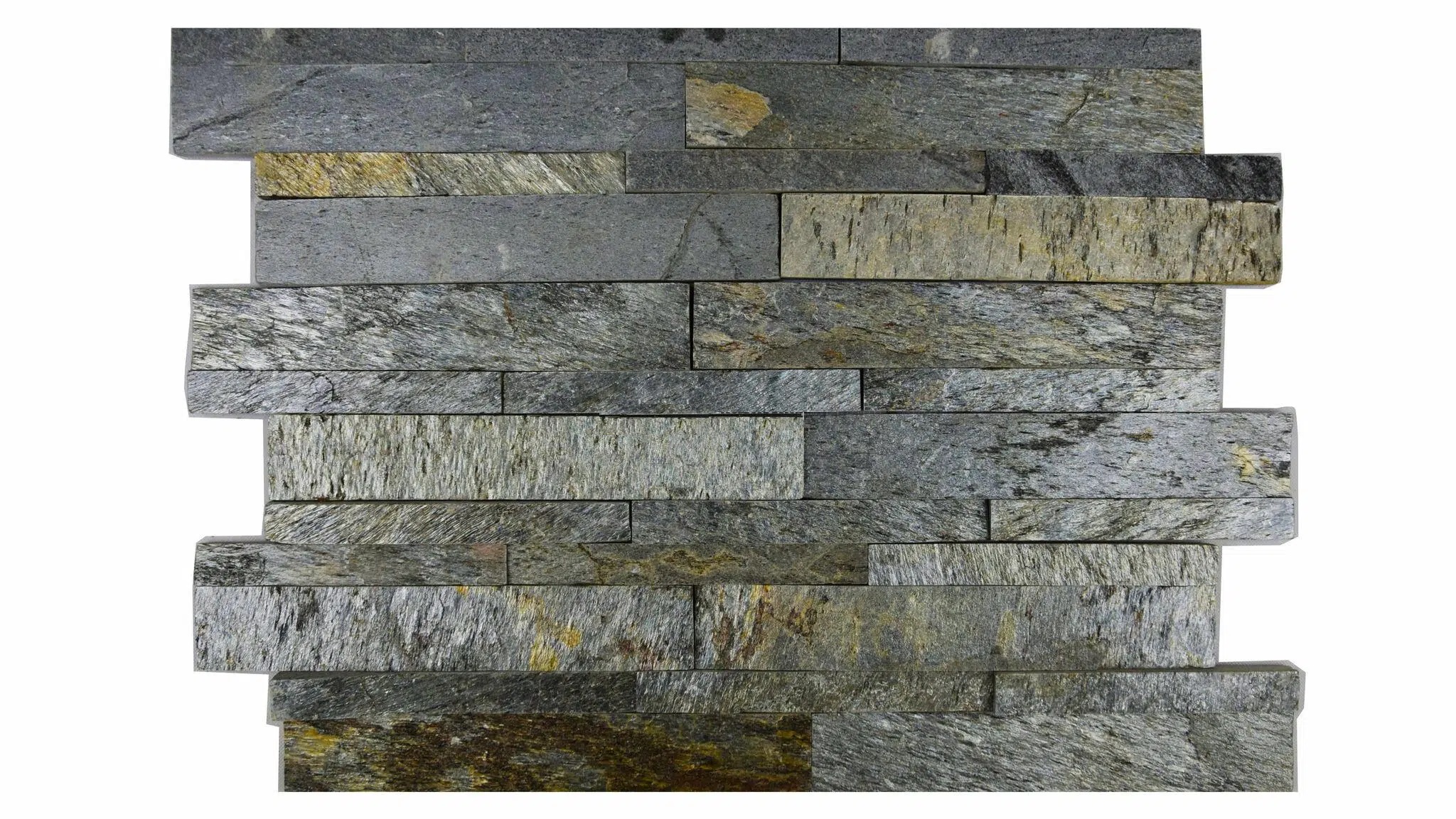 Kamień Elewacyjny Dekoracyjny Na Ścianę Łupek Kwarcytowy Shadow Green 60x15x1,5cm Naturalny - obrazek 6
