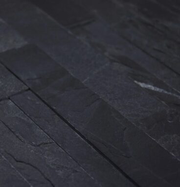 Kamień Elewacyjny Dekoracyjny Na Ścianę Łupek Verona Black 60x15x1,5cm Naturalny