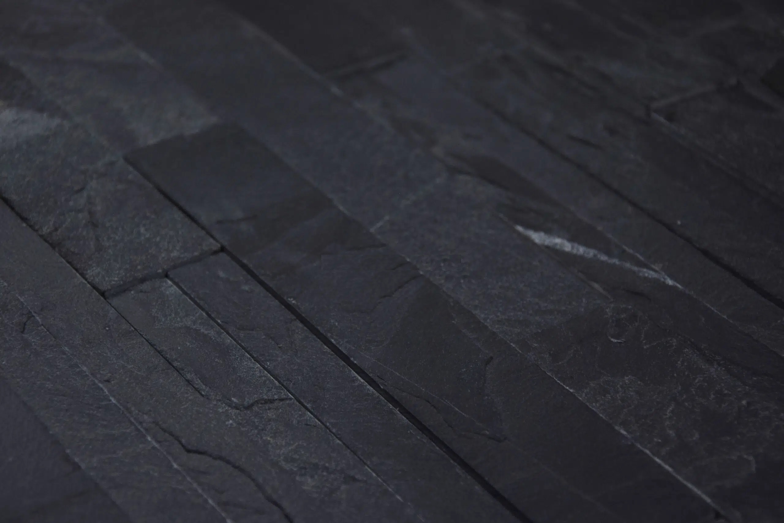 Kamień Elewacyjny Dekoracyjny Na Ścianę Łupek Verona Black 60x15x1,5cm Naturalny