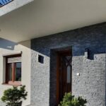 Kamień Elewacyjny Dekoracyjny Na Ścianę Marmur Galaxy Dark 60x15x1,5cm Naturalny 4 Paski