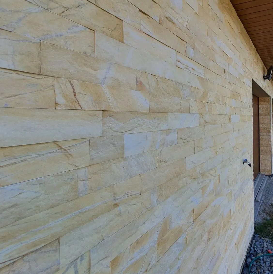 Kamień Elewacyjny Dekoracyjny Na Ścianę Marmur Napoli Yellow 30x10x1,5cm Naturalny - obrazek 4