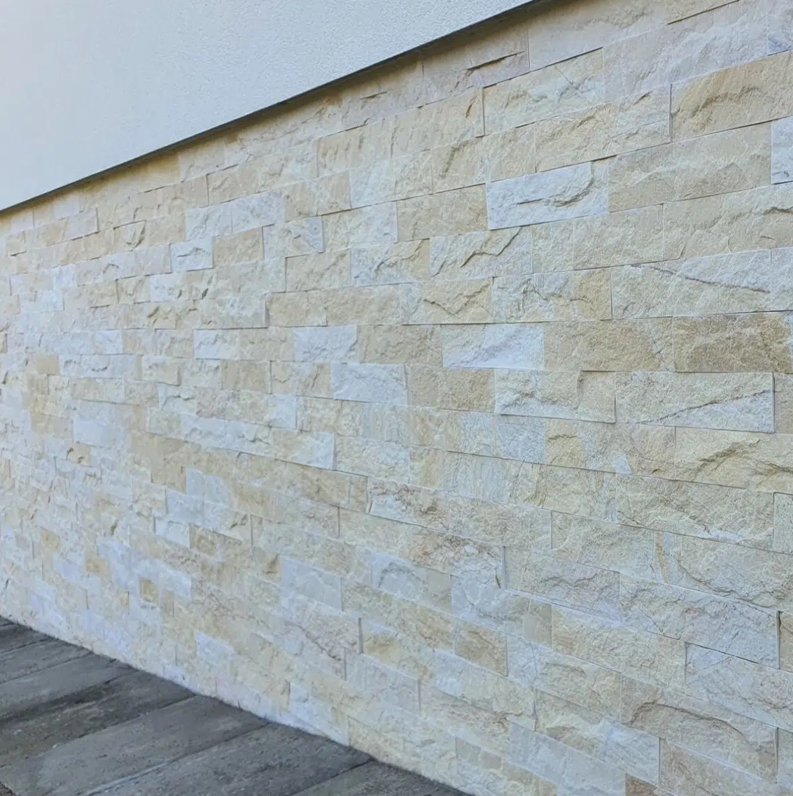 Kamień Elewacyjny Dekoracyjny Na Ścianę Marmur Napoli Yellow 30x10x1,5cm Naturalny - obrazek 6