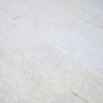Kamień Elewacyjny Dekoracyjny Na Ścianę Marmur Total White 40x10cm Naturalny