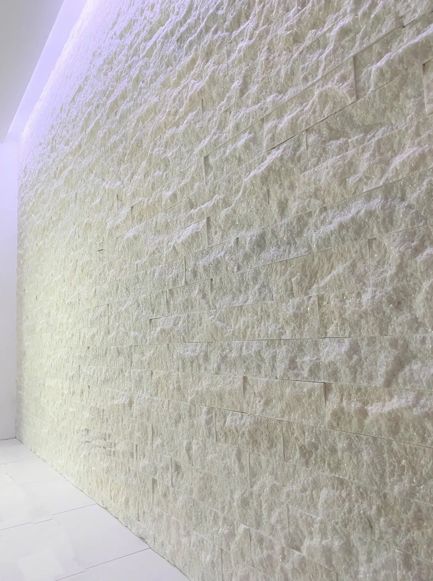 Kamień Elewacyjny Dekoracyjny Na Ścianę Marmur Total White 40x10cm Naturalny - obrazek 4