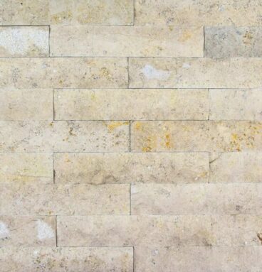 Kamień Elewacyjny Trawertyn PALERMO BEIGE Dekoracyjny Na Ścianę 30x6x1,5cm Naturalny
