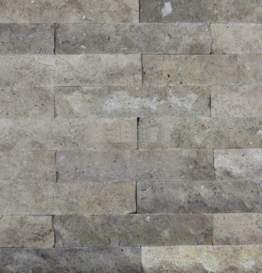 Kamień Elewacyjny Trawertyn PALERMO GREY Dekoracyjny Na Ścianę 30x6x1,5cm Naturalny