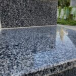 Stopnica Granitowa Grafitowa Ciemna 150x33x2cm Polerowana