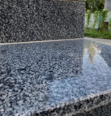 Stopnica Granitowa Grafitowa Ciemna 150x33x2cm Polerowana