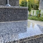 Stopnica Granitowa Grafitowa Ciemna 180x33x2cm Polerowana